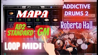 LOOP MIDI GM AD2 STANDARD -ADDICTIVE DRUMS 2 FORRÓ