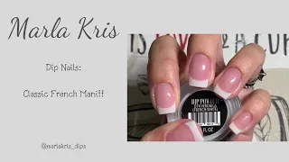 How I Do A French Mani With DIP POWDER!