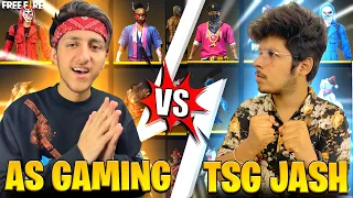 As Gaming Vs Tsg Jash Richest Collection Versus Of Free Fire💎 Funny Moment   Garena Free Fire