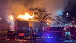 12/15/2022 Apartment Building Fire, Neptune City, New Jersey