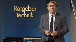 ARD Ratgeber Technik 08.10.1989 Fragment