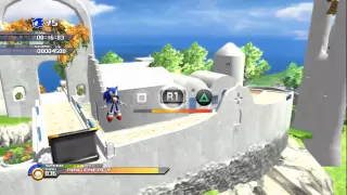 Sonic Unleashed Windmill Isle Act 2 Speed Run 0:26:81