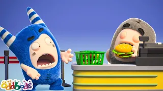 Next In Line: Supermarket Woes | Oddbods - Food Adventures | Cartoons for Kids