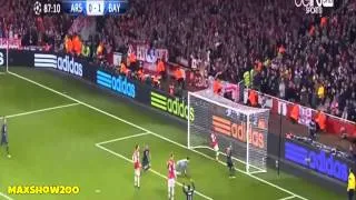 Arsenal vs Bayern Munich 0-2  All Goals & Highlights 19/02/2014