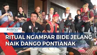 Panitia Naik Dango ke 1 Pontianak Gelar Ritual Ngampar Bide di Rumah Radakng