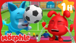 Morphle's Dino Soccer Game (NEW!) ⚽ My Magic Pet Morphle | Morphle Dinosaurs 🦕 Cartoons for Kids