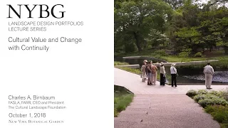 Landscape Design Portfolios Lecture Series: Cultural Value and Change with Continuity