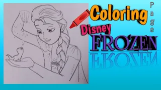 Coloring Disney Frozen | Elsa Coloring Pages | Coloring Elsa Frozen 2 |Elsa and Anna|Mimmi Fun Paint