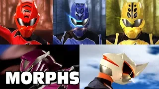 Jungle Fury - All Ranger Morphs | Power Rangers Official