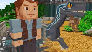 WE FOUND OWEN & BLUE! New Jurassic World Minecraft DLC Gameplay