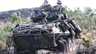 U.S. Marines LAR • Firing The M242 Bushmaster Chain Gun