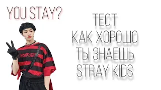 YOU STAY? тест: насколько хорошо ты знаешь stray kids // 🦊