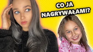 GŁUPOTY które nagrywałam jako DZIECKO 😱