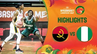 Angola - Nigeria | Game Highlights - FIBA Women's AfroBasket 2021