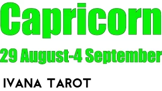 Capricorn Weekly Love Tarot Reading 29 August - 4 September 2016 by Ivana Tarot