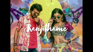 ranjithame (slowed + reverbed) tamil :)