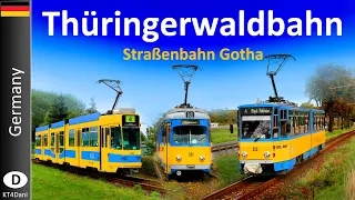 【4K】THÜRINGERWALDBAHN & GOTHA TRAM (2022)