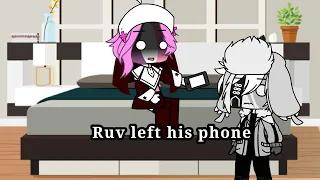 |Ruv left his phone|FNF|Sarvent x Ruv|Gacha Club