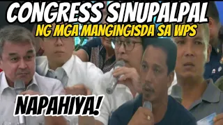 Mangingisda sa Masinloc Sinupapal ang mga Congressman