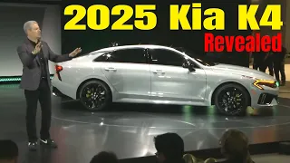 New 2025 Kia K4 Sedan Revealed
