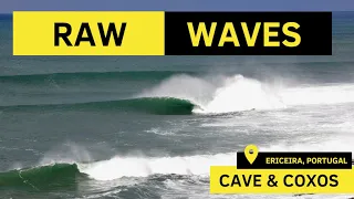 Surfing in Ericeira || Pumping 8-10ft Cave & Coxos (Raw Footage)