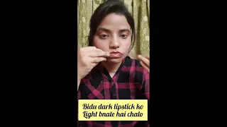 try with safety |Viral tape lipstickhack 💄🥹 #shorts #shortsfeed #ytshorts #viral#hacks #makeup #like