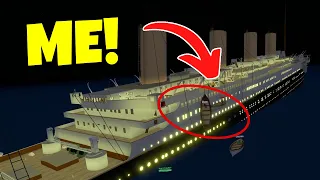 I CAPTAINED The SINKING TITANIC In Roblox!