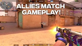 STANDOFF 2 | Full Allies Match Gameplay! 😳❤️🔥 (Make a comeback with new knives)