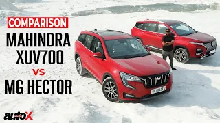 2023 MG Hector vs Mahindra XUV700 Comparison Test | Which is the Best SUV for Modern Family | autoX