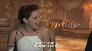 Emma Watson y Dan Stevens nos cuentan TODO sobre La Bella y la Bestia!