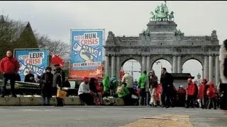 Europäische Demo gegen Sparpolitik