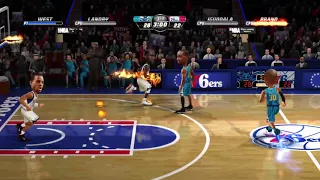 NBA Jam On Fire Edition New Orleans Hornets Vs. Philadelphia 76ers