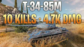 T-34-85M - BEAST! (10 Kills - 4.7k Dmg)