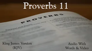 Proverbs 11 - Holy Bible - King James Version (KJV) Audio Bible With Video