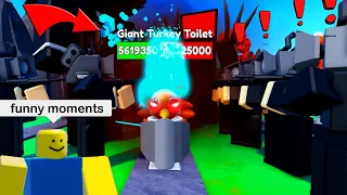 Roblox SHIELD Toilet Tower Defense Funny Moments #2  [🛡️EP 67 PART 4]