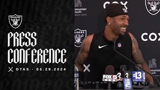 Jack Jones, Zamir White and Alexander Mattison Presser - 5.29.24 | Raiders | NFL