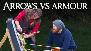 Can medieval ARROWS defeat ARMOUR, both medieval and modern?!