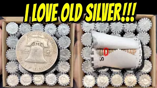 OLD SILVER FOUND hunting through 2000 Half Dollars!