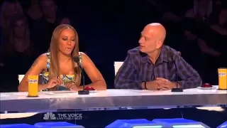 America's laughing at Mel B's accent during AGT audition