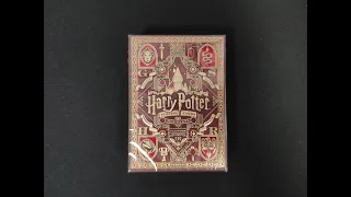 Theory11 Harry Potter Playing Cards Opening Gryffindor Version
