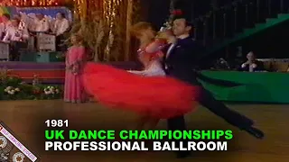 1981 UK Open Dance Championships - PROFESSIONAL BALLROOM - Hammersmith Palais