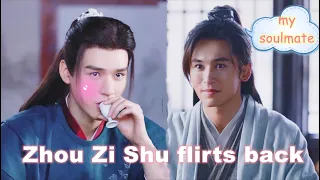 Zhou Zi Shu tease Wen Ke Xing back for 20 min! Wen Ke Xing's reaction is so cute