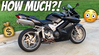 Honda VFR800 Price Reveal- HOW Do I Get Such Good Deals?!