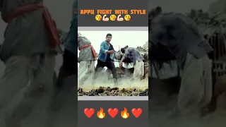 Puneeth Rajkumar Sir 💯❤️💯🔥 Fight status #shorts #trending #viral #appu #puneethrajkumar