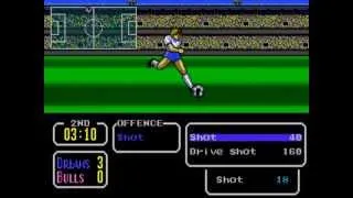 Tecmo Cup Football Game Sega Genesis