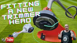 How To Fit A fs40 Stihl Strimmer Head And Guard..