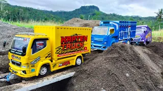 Mobil Truk Box Wahyu Abadi Melewati Terowongan Angker