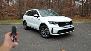 2022 Kia Sorento Hybrid EX: Start Up, Test Drive, POV, Walkaround and Review