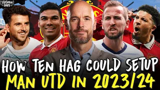 How Erik Ten Hag Could Setup Man Utd Next Season | Starting XI, Formation, Transfers