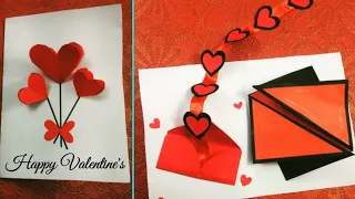 Handmade Valentine Day Card | DIY Valentines Day Gift Ideas | Handmade card